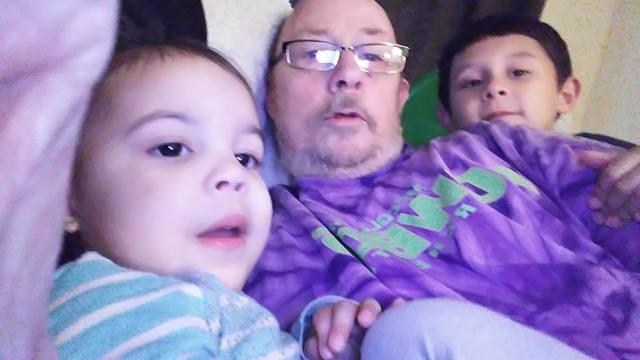 hanging out with the monsters on a sunday morning :)