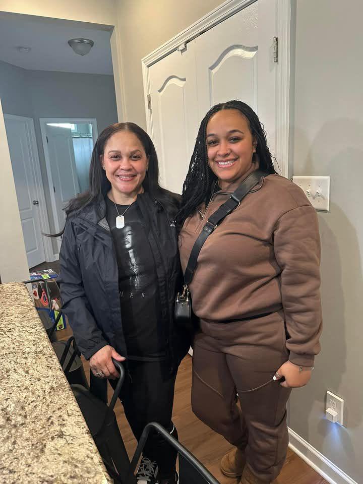 Happy Mother's Day to my sister and niece.