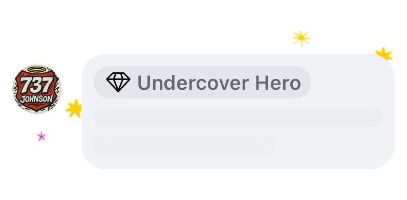 With Jimmy Darts – I just earned their Undercover Hero badge! 🎉