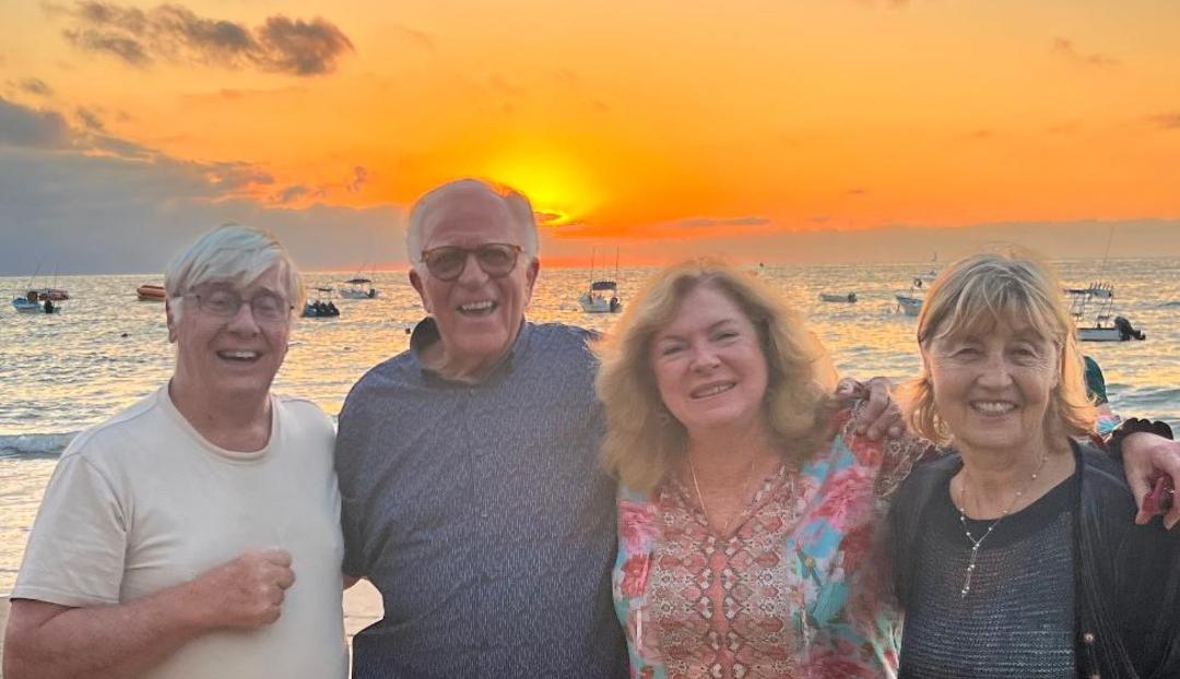 PV sunset with friends Feb 20, 2024