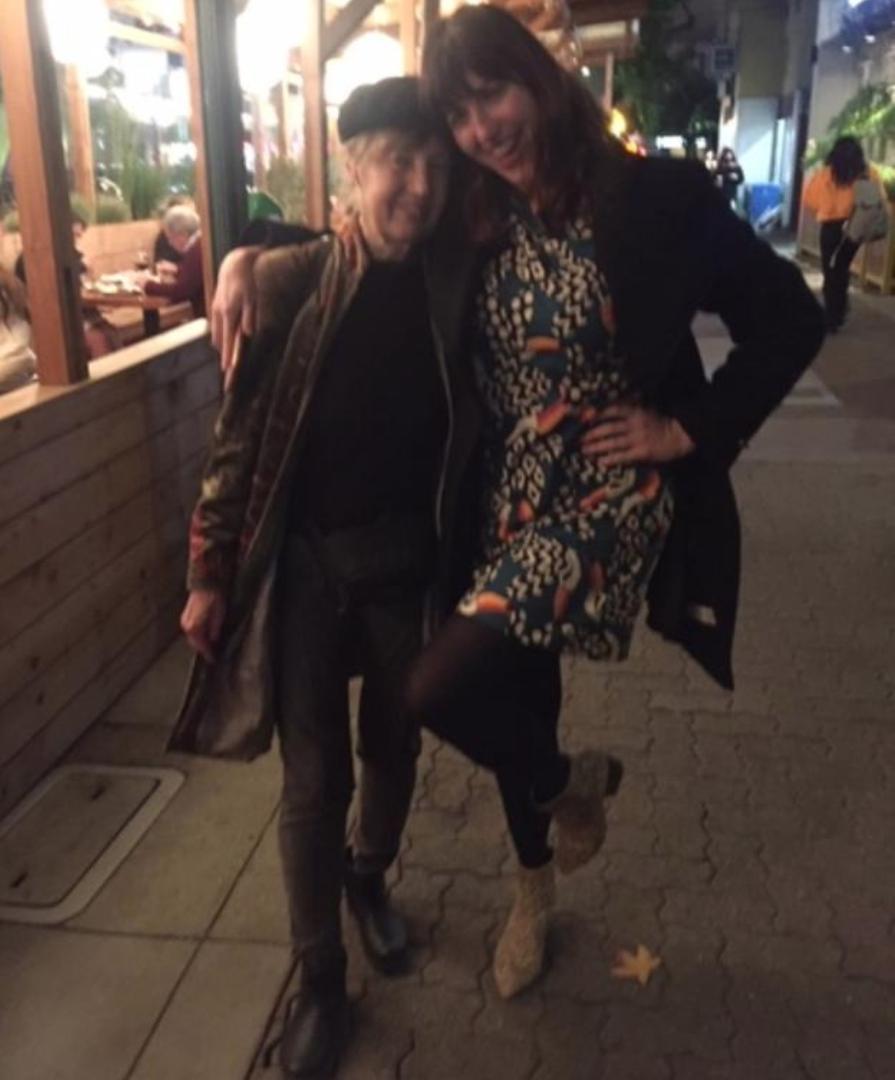 Maya and her mama at S.F. restaurant. Lovely evening