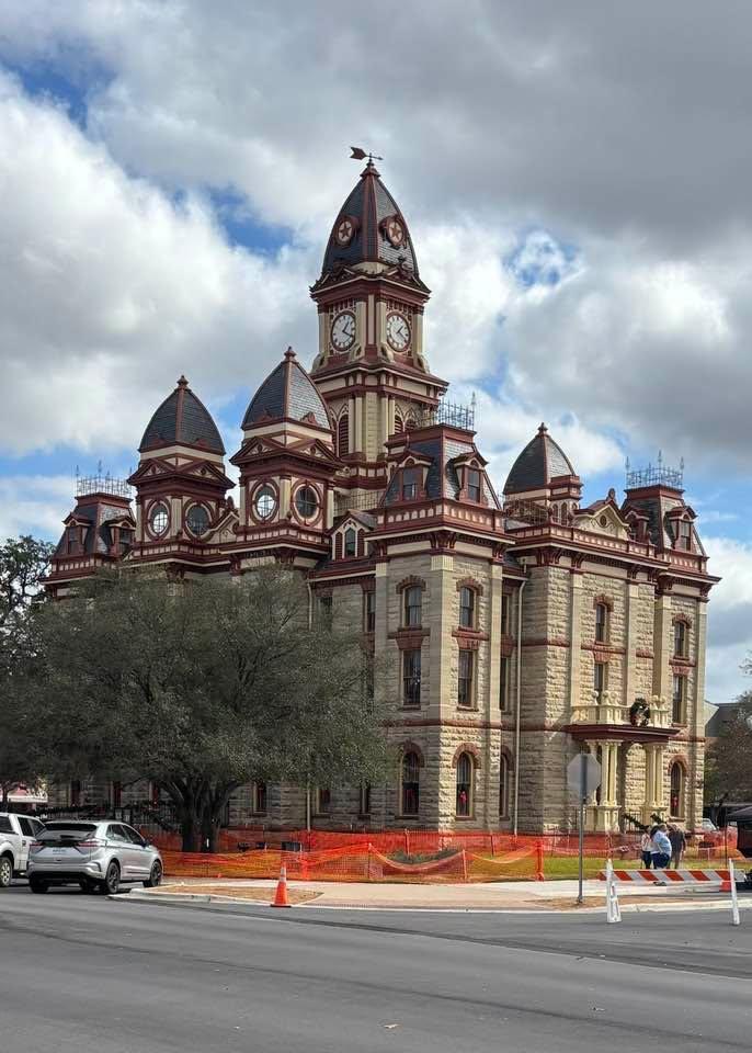 Lockhart, Texas courthouse. Pretty cool small town to visit