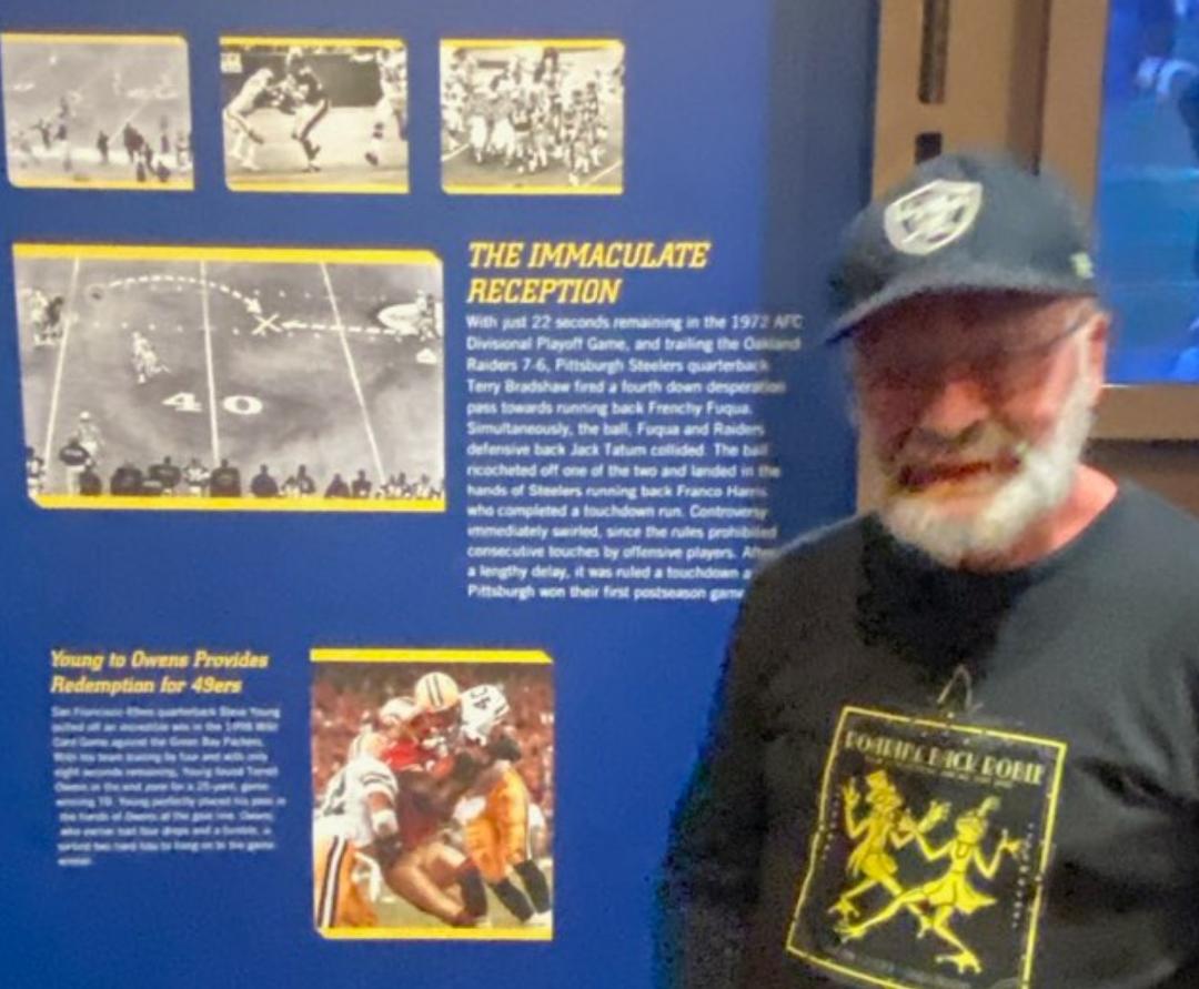 Next I went to the Hall of Fame in Canton, OH and saw "The greatest play in NFL History"!