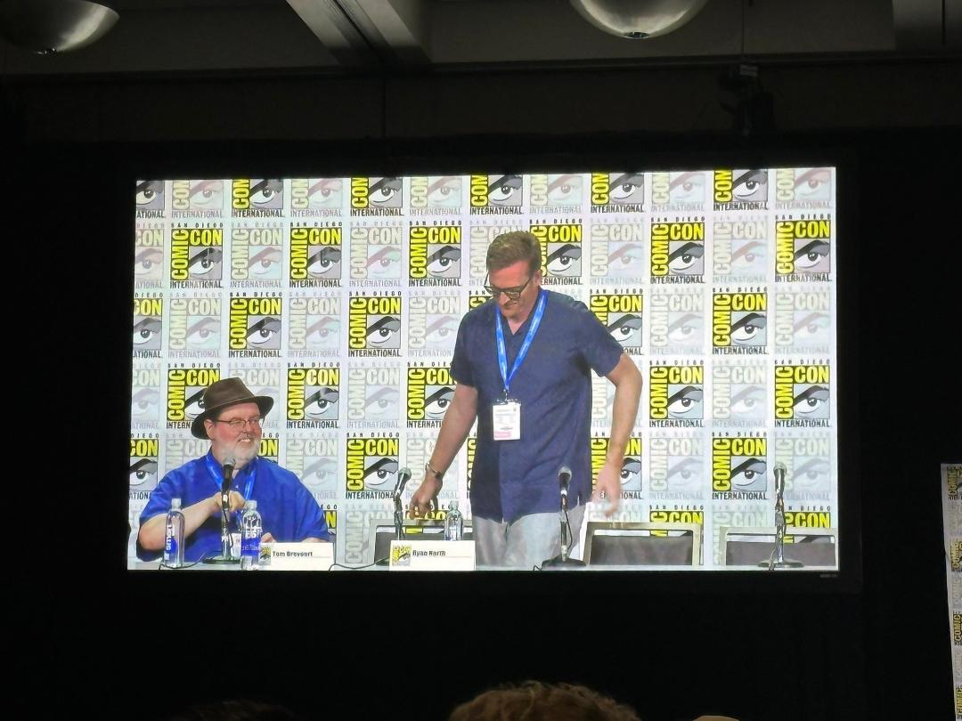 Marvel Fanfare Panel.  I did not know Tom Brevoot started out as a DC fan. It was all a FF themed Panel.  Saw behind the scenes visit film where the comic book pros visited the set.  I’m sure they’ll post it on the Marvel Y