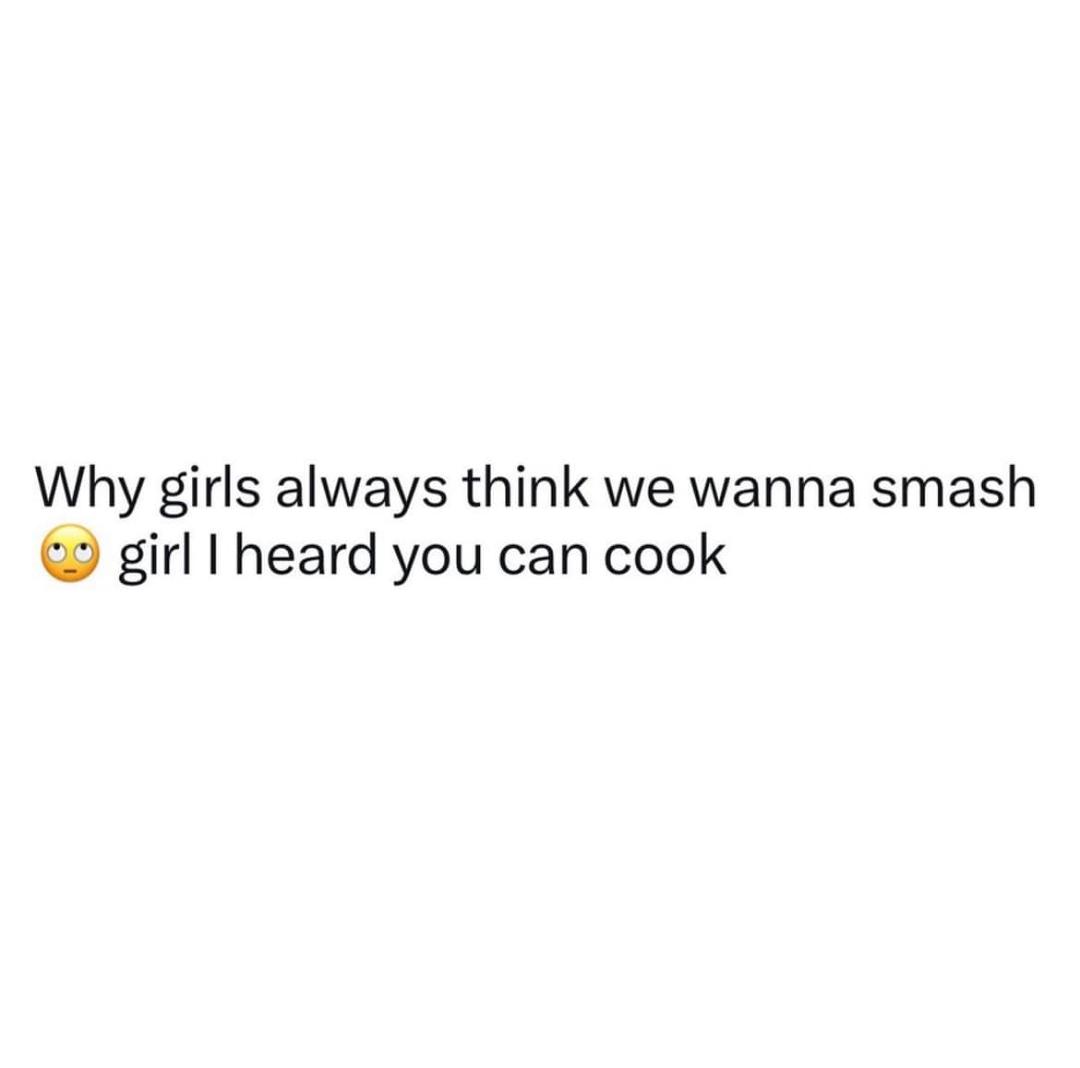 Lol I’m just tryna get a plate, Shawty. Relax 😆