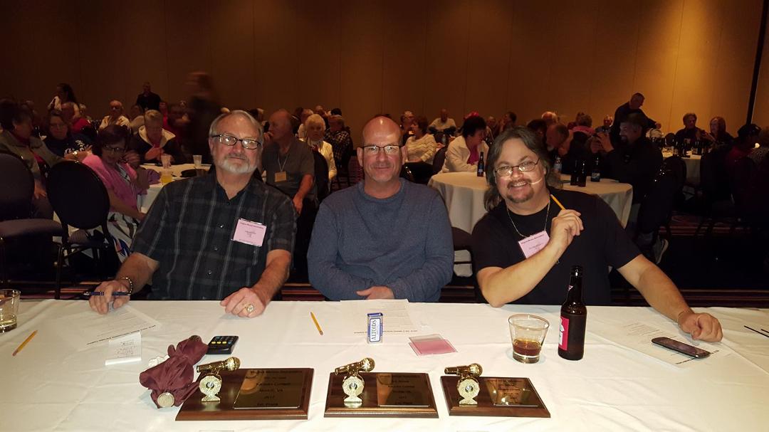 Members of the band "Running With Scizzors" (Bass,Drums,Lead) were judges at the Mid-Eastern States Moose Association's karaoke competition on Friday 20 January in Norfolk, Virginia. All the singers were exceptional and cho