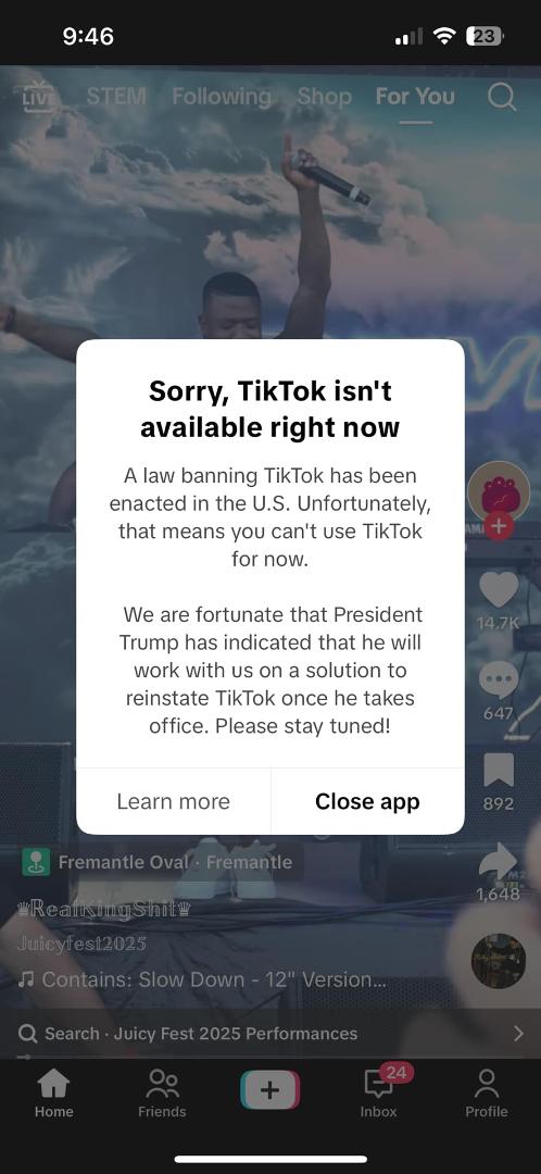 Well damn Tik Tok ain’t waste no damn time, Lol 😂 it’s not even midnight in the US bruh