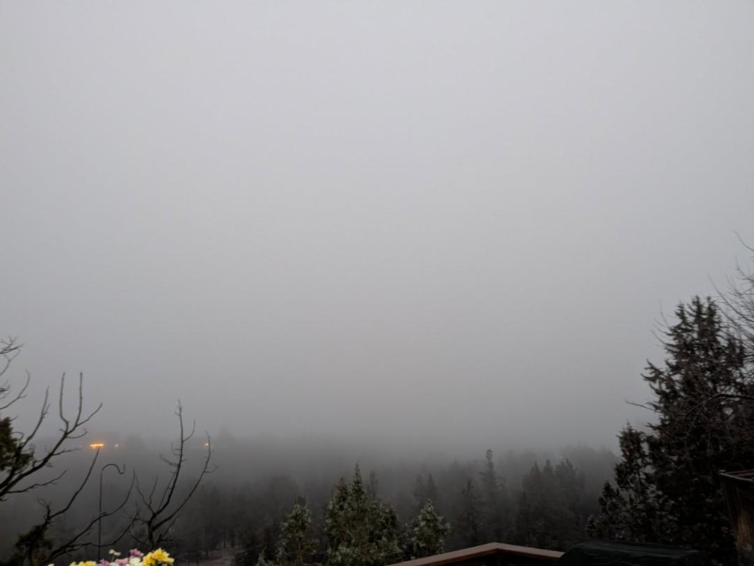 Third day with fog.