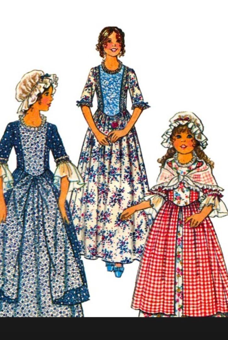 Mary Brennan
Do you remember the dress I made you for the Bicentennial?
It looked something like this, I think!