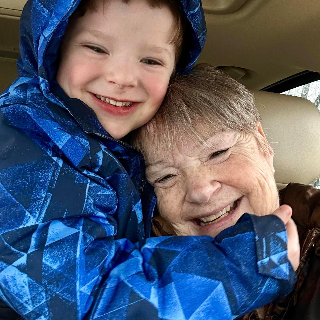 Pre K5 Anthony’s school drop off. Just love all the snuggles. 🥰 🥰❤️❤️