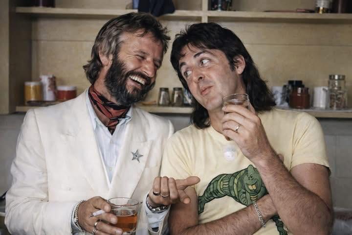 Ringo And Paul.. 1976............