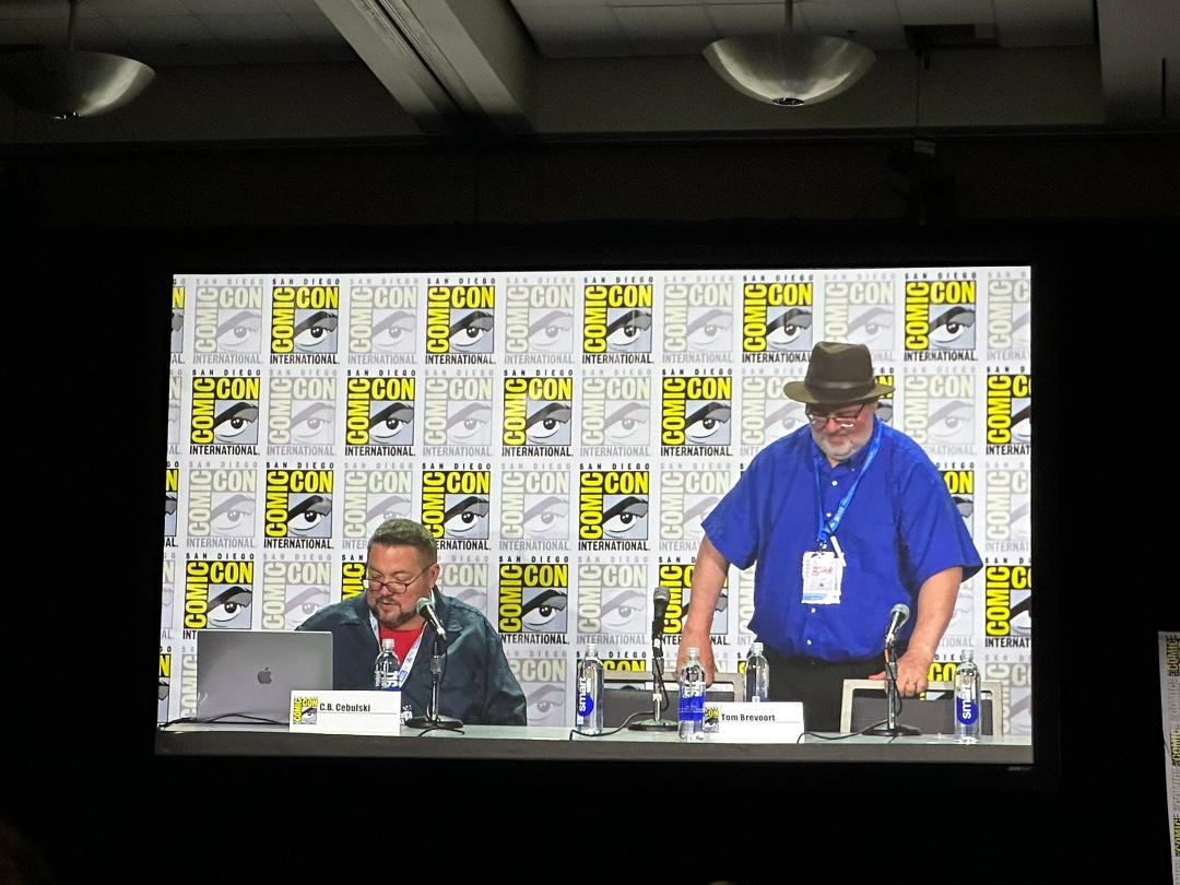 Marvel Fanfare Panel.  I did not know Tom Brevoot started out as a DC fan. It was all a FF themed Panel.  Saw behind the scenes visit film where the comic book pros visited the set.  I’m sure they’ll post it on the Marvel Y