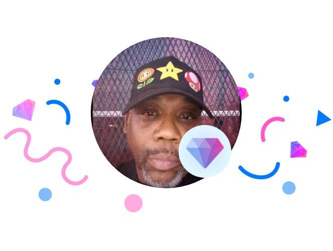 With David D. Barksdale – I just got recognized as one of their top fans! 🎉