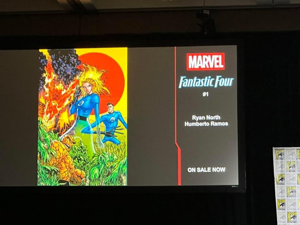 Marvel Fanfare Panel.  I did not know Tom Brevoot started out as a DC fan. It was all a FF themed Panel.  Saw behind the scenes visit film where the comic book pros visited the set.  I’m sure they’ll post it on the Marvel Y