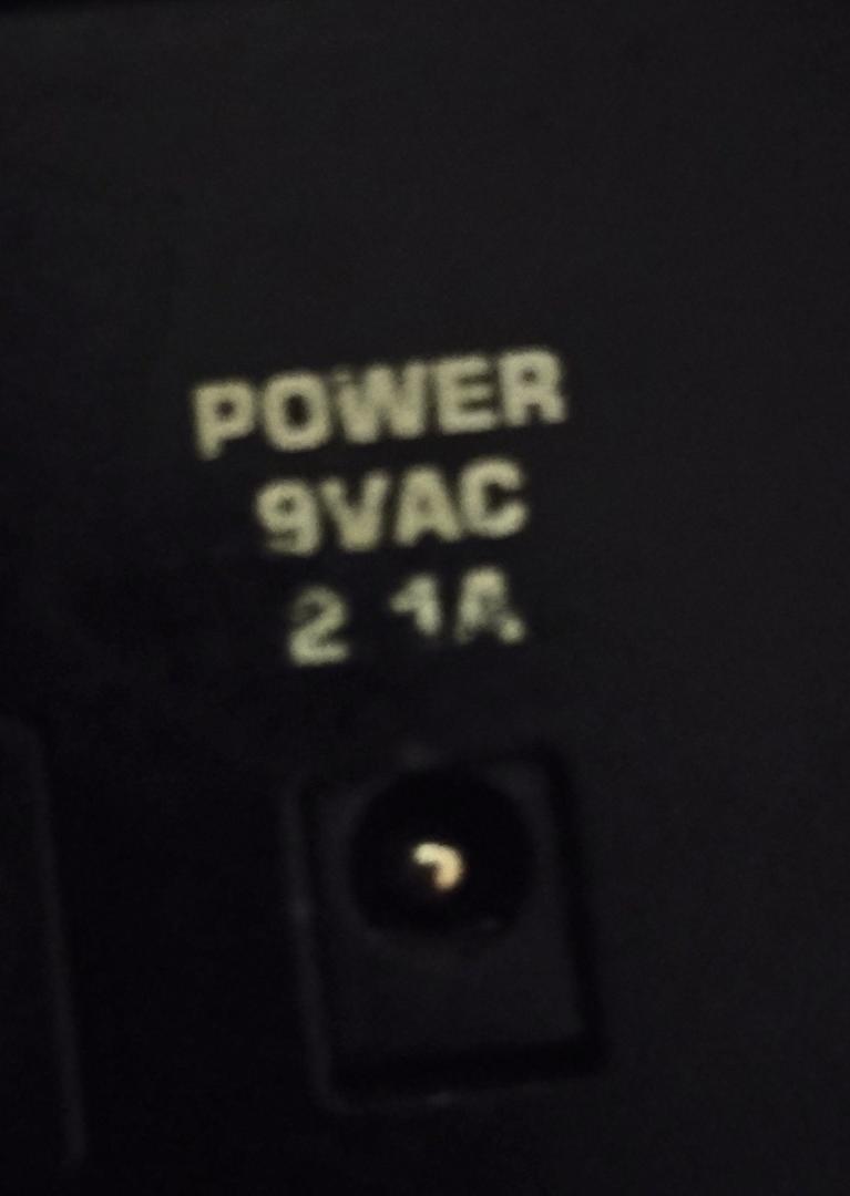 Does anybody in my area happen to have this plug-in adapter it's for my badass effects pedal