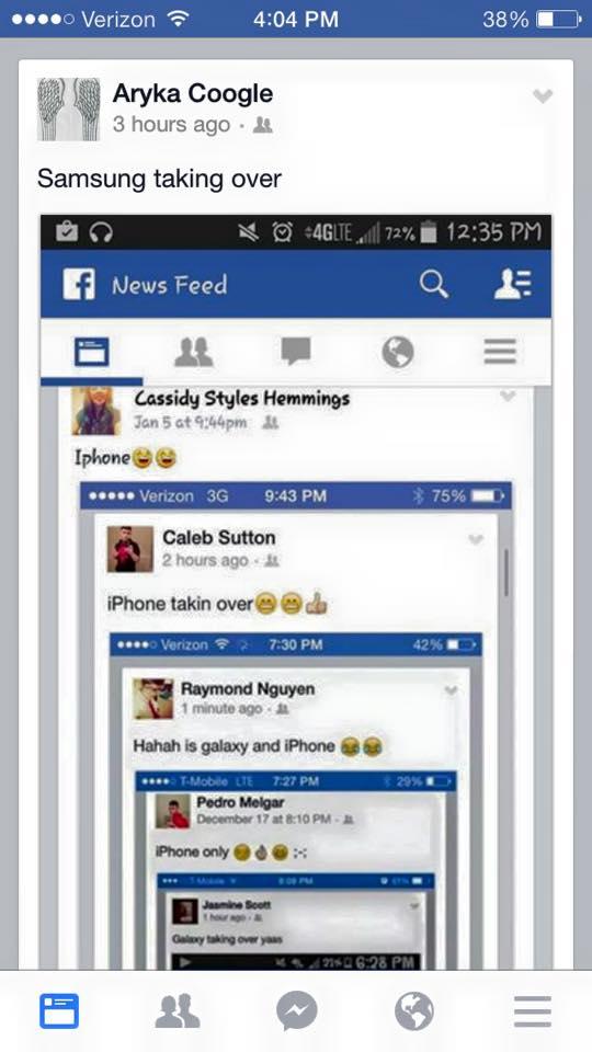 iPhone take over again 😁😁👍