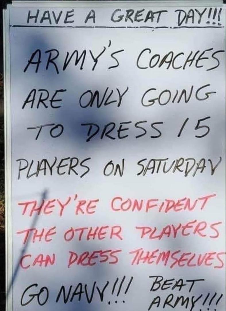 GO NAVY. GO NAVY