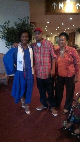 Congrats!! To my niece on graduating yesterday...where would I be w/o family.