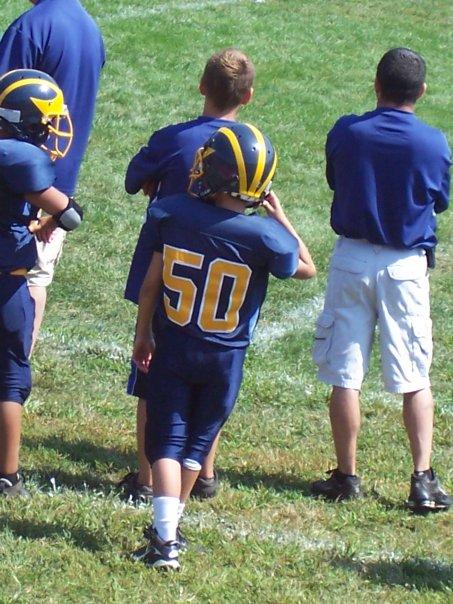 Michelle Post's album, Aaron and Football