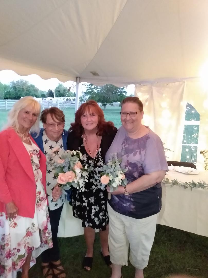 The four sister's together again