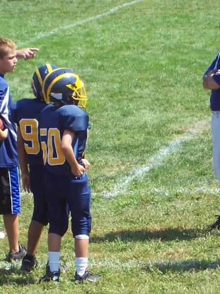 Michelle Post's album, Aaron and Football