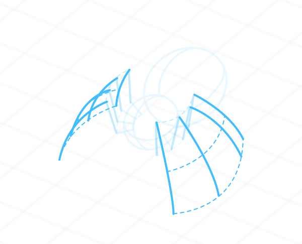 How to draw a spider - tutorial