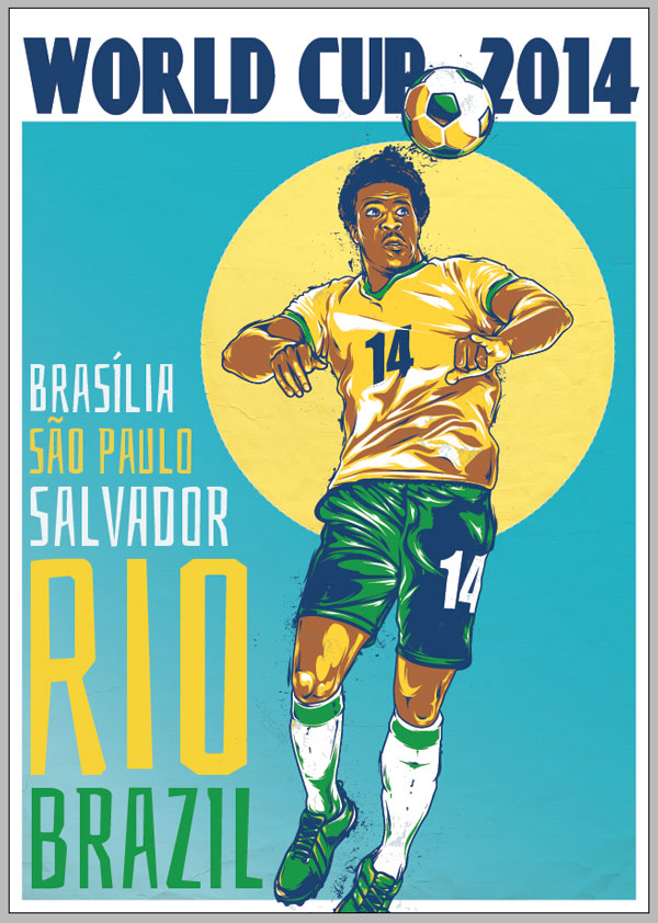 Create a Retro World Cup Poster in Adobe InDesign