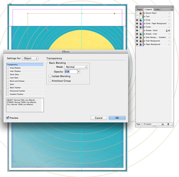 Create a Retro World Cup Poster in Adobe InDesign