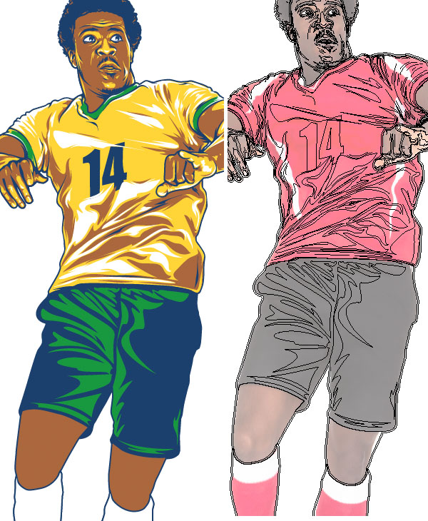 Create a Retro Footballer in Adobe Illustrator for the World Cup