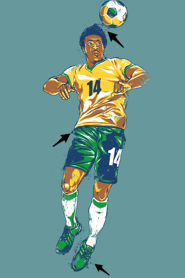 Create a Retro Footballer in Adobe Illustrator for the World Cup