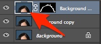 Select image not mask