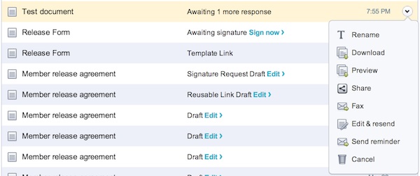 Downloading documents from HelloSign