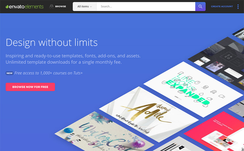 Envato Elements - Design without limits