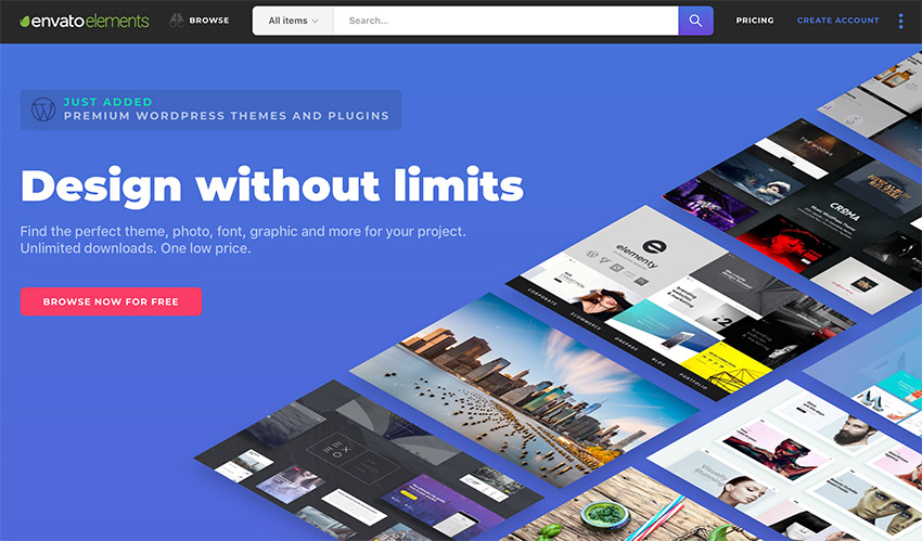 Envato Elements - Unlimited awesome template downloads for one low price