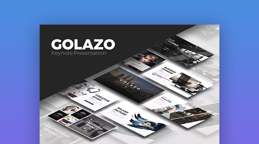 Golazo Creative Keynote Presentation Theme for Mac