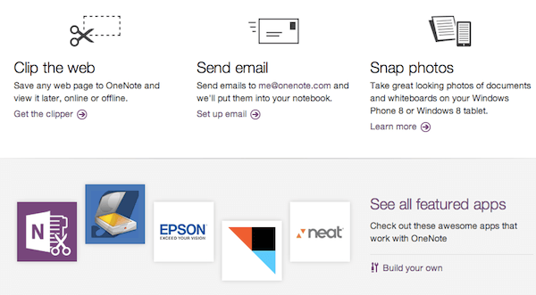 Integrate OneNote