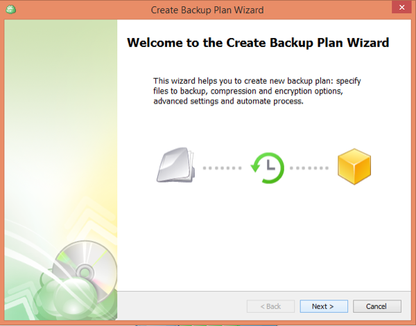 CloudBerry Backup Wizard