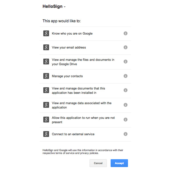 Check add-ons permissions