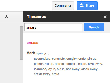 Thesaurus