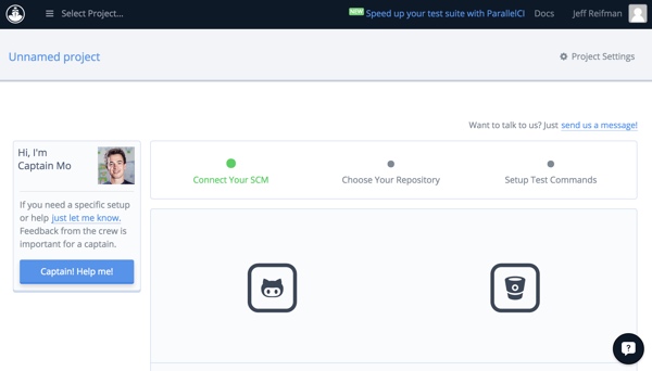 Codeship Connect Your Source Code Manager