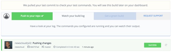 Codeship Build Log