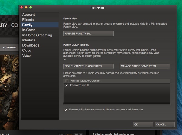 How to share steam library with friend on mac free