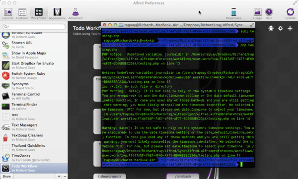 Faulty Script Ran on Command Line