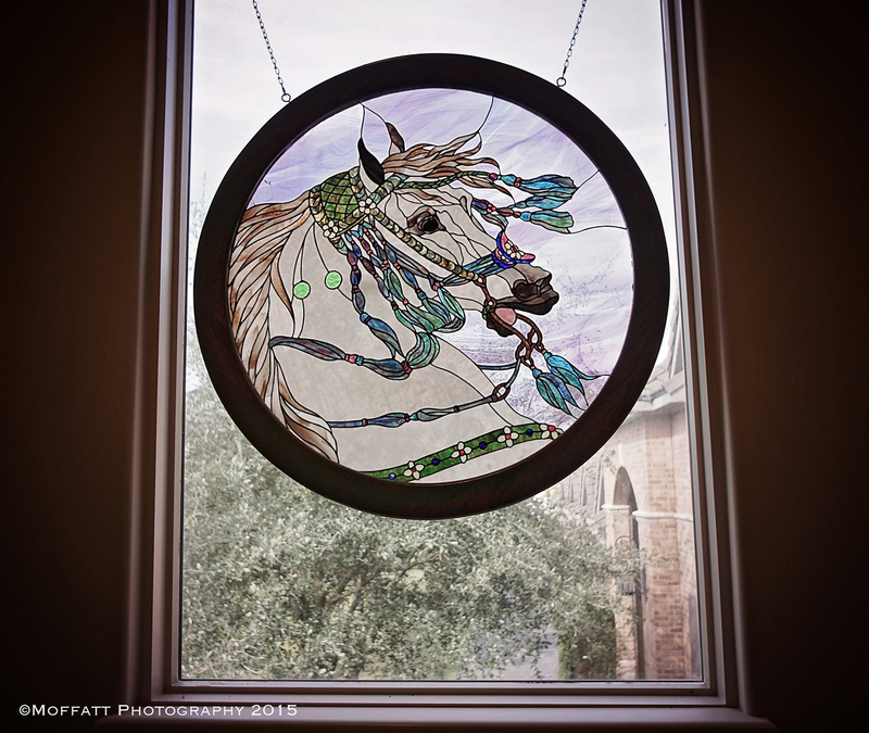 #23- Stained Glass Window -  44” Diameter