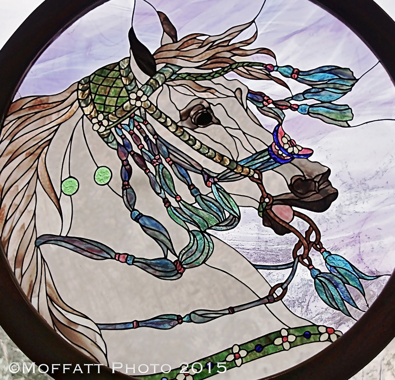 #23- Stained Glass Window -  44” Diameter