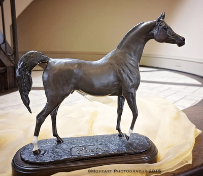 #19 Karen Kasper “The Minstril” L.E.  sculpture 18” x 19” x 7”