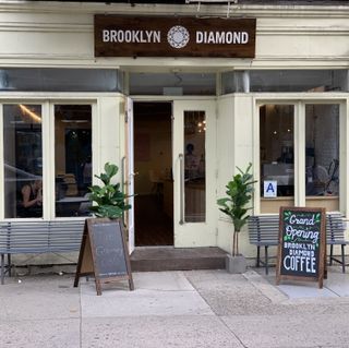 The Greenery X Brooklyn Diamond Coffee Storefront