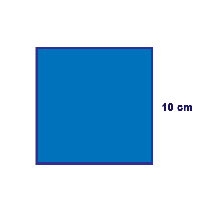 Square with one side labelled 10 cm.
