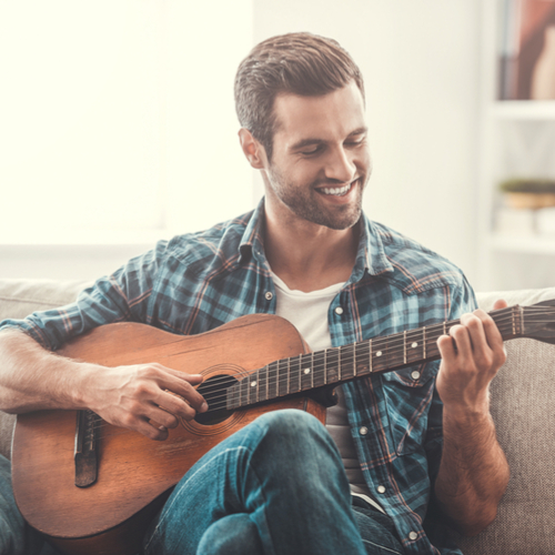 Man playing guitar