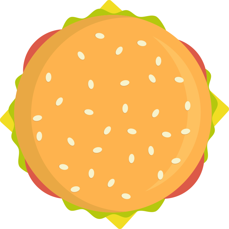 cheeseburger partitioned into 0 equal parts